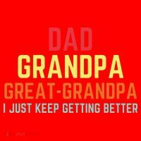 Retro Dad Grandpa Great Grandpa Santa Hat thumb 1