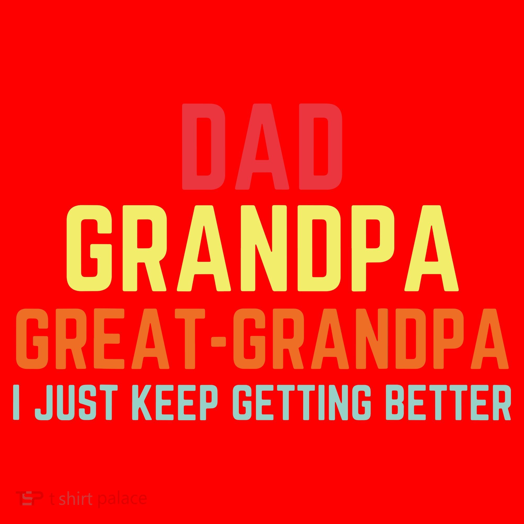 Retro Dad Grandpa Great Grandpa Santa Hat