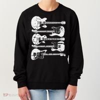 Retro Distressed Guitar Collection Rock Music Fan Women's Sweatshirt thumb 0