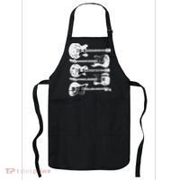 Retro Distressed Guitar Collection Rock Music Fan Apron thumb 0