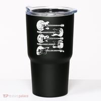 Retro Distressed Guitar Collection Rock Music Fan Tumbler thumb 0