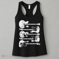 Retro Distressed Guitar Collection Rock Music Fan Women's Tank Top thumb 3