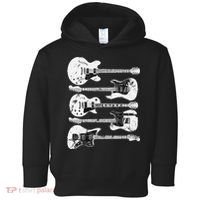 Retro Distressed Guitar Collection Rock Music Fan Toddler Hoodie thumb 0