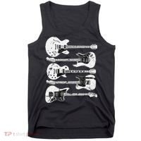 Retro Distressed Guitar Collection Rock Music Fan Tank Top thumb 0