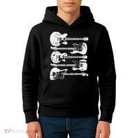 Retro Distressed Guitar Collection Rock Music Fan Kids Hoodie thumb 4