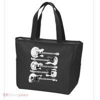 Retro Distressed Guitar Collection Rock Music Fan Tote Bag thumb 3