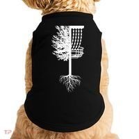 Retro Disc Golf Basket Tree Frisbee Golf Matching Doggie Tank thumb 0