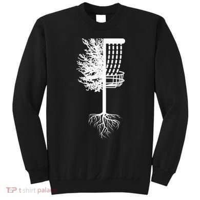 Retro Disc Golf Basket Tree Frisbee Golf Matching Sweatshirt