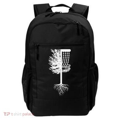 Retro Disc Golf Basket Tree Frisbee Golf Matching Backpack