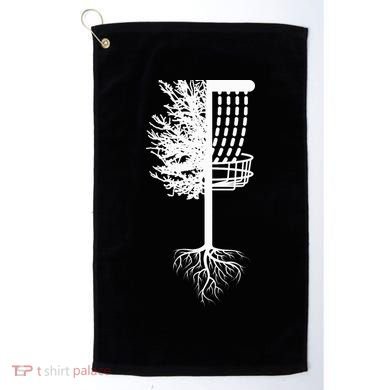 Retro Disc Golf Basket Tree Frisbee Golf Matching Golf Towel