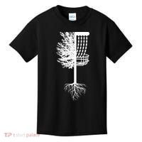 Retro Disc Golf Basket Tree Frisbee Golf Matching Kids T-Shirt thumb 0