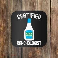Ranch Dressing Gift Funny Ranch Dressing Sauce Humor Coaster thumb 0
