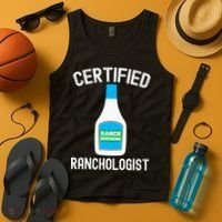 Ranch Dressing Gift Funny Ranch Dressing Sauce Humor Tank Top thumb 4