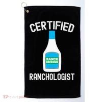Ranch Dressing Gift Funny Ranch Dressing Sauce Humor Golf Towel thumb 0