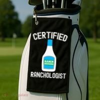 Ranch Dressing Gift Funny Ranch Dressing Sauce Humor Golf Towel thumb 2