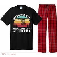 Retro Disc Golf Dad Like Normal Dad Just Cooler Frisbee Pajama Set thumb 0