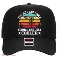 Retro Disc Golf Dad Like Normal Dad Just Cooler Frisbee Hat thumb 0
