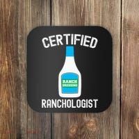 Ranch Dressing Gift Funny Ranch Dressing Sauce Humor Coaster thumb 0