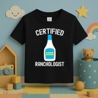 Ranch Dressing Gift Funny Ranch Dressing Sauce Humor Toddler T-Shirt thumb 3