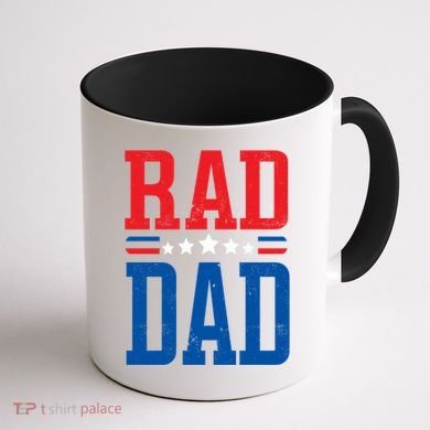Rad Dad Gift Rad Dad FatherS Day Gift Coffee Mug back