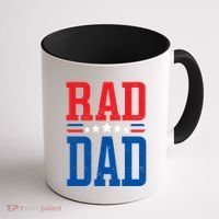 Rad Dad Gift Rad Dad FatherS Day Gift Coffee Mug thumb 1