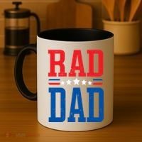 Rad Dad Gift Rad Dad FatherS Day Gift Coffee Mug thumb 4