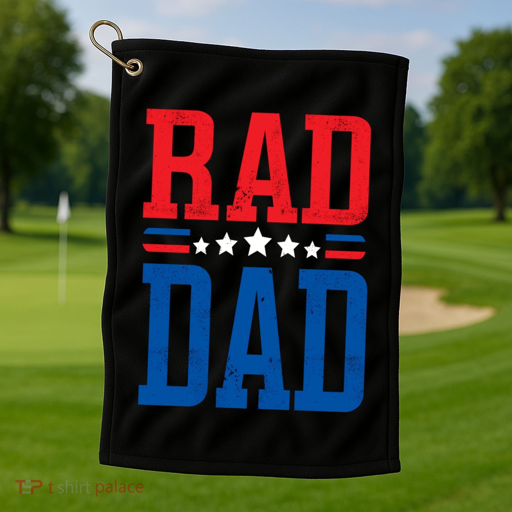 Rad Dad Gift Rad Dad FatherS Day Gift Golf Towel