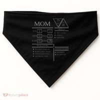 Roleplaying Dice Gamer Dragon Mom Stat Skills Wielding USA-Made Doggie Bandana thumb 0