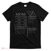 Roleplaying Dice Gamer Dragon Mom Stat Skills Wielding T-Shirt thumb 0