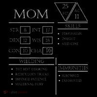 Roleplaying Dice Gamer Dragon Mom Stat Skills Wielding Coffee Mug thumb 5
