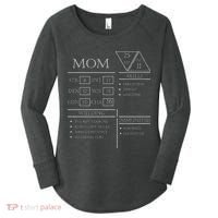 Roleplaying Dice Gamer Dragon Mom Stat Skills Wielding Women's Perfect Tri Tunic Long Sleeve Shirt thumb 0