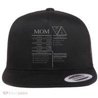 Roleplaying Dice Gamer Dragon Mom Stat Skills Wielding Flat Bill Trucker Hat thumb 0