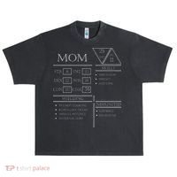 Roleplaying Dice Gamer Dragon Mom Stat Skills Wielding Urban Oversized Heavyweight T-Shirt thumb 0