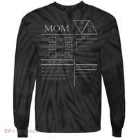 Roleplaying Dice Gamer Dragon Mom Stat Skills Wielding Tie-Dye Long Sleeve Shirt thumb 0