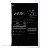 Roleplaying Dice Gamer Dragon Mom Stat Skills Wielding Golf Towel thumb 0