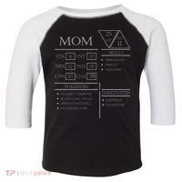 Roleplaying Dice Gamer Dragon Mom Stat Skills Wielding Toddler Fine Jersey T-Shirt thumb 0