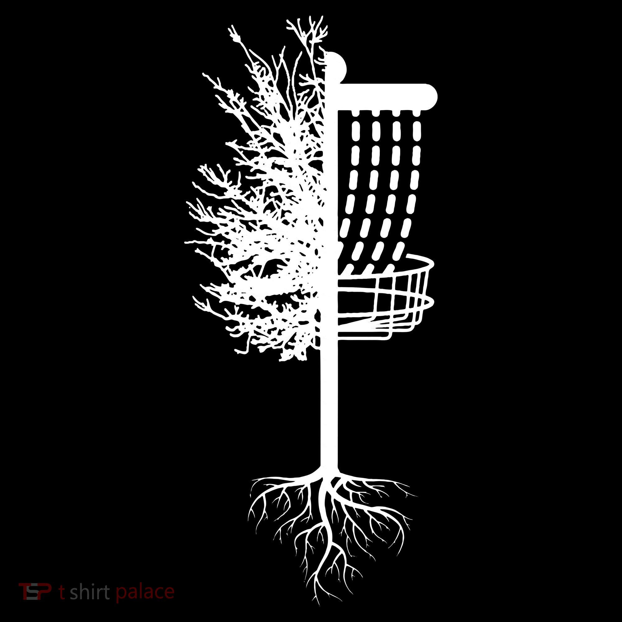 Retro Disc Golf Basket Tree Frisbee Golf Matching Long Sleeve Shirt