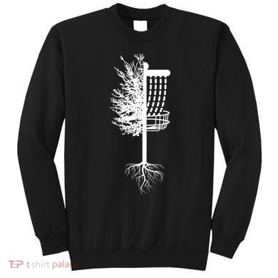 Retro Disc Golf Basket Tree Frisbee Golf Matching Sweatshirt
