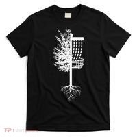 Retro Disc Golf Basket Tree Frisbee Golf Matching T-Shirt thumb 0