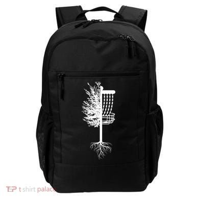 Retro Disc Golf Basket Tree Frisbee Golf Matching Backpack