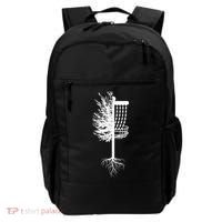 Retro Disc Golf Basket Tree Frisbee Golf Matching Backpack thumb 0