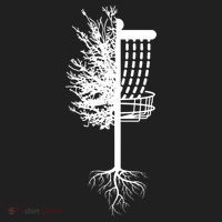 Retro Disc Golf Basket Tree Frisbee Golf Matching Tumbler thumb 3
