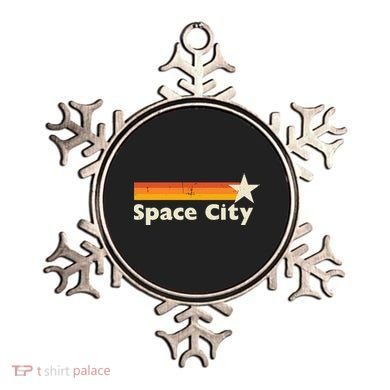 Retro Distressed Houston Baseball Space City Ornament