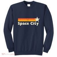 Retro Distressed Houston Baseball Space City Sweatshirt thumb 0