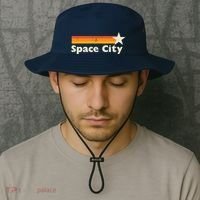 Retro Distressed Houston Baseball Space City Bucket Hat thumb 2