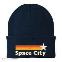 Retro Distressed Houston Baseball Space City Beanie thumb 0