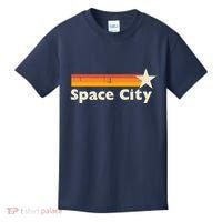 Retro Distressed Houston Baseball Space City Kids T-Shirt thumb 0