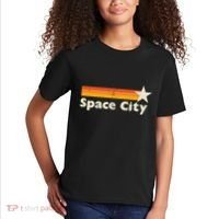 Retro Distressed Houston Baseball Space City Kids T-Shirt thumb 2