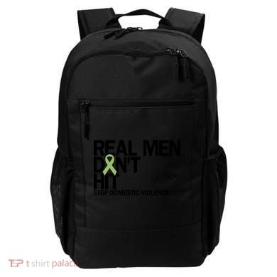 Real Don't Hit Stop Domestic Violence Awareness Cool Gift Backpack