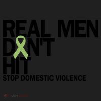 Real Don't Hit Stop Domestic Violence Awareness Cool Gift Beanie thumb 2